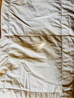 Kassetten-Duvet, reine Entenfederchen, silber (15% Daune)