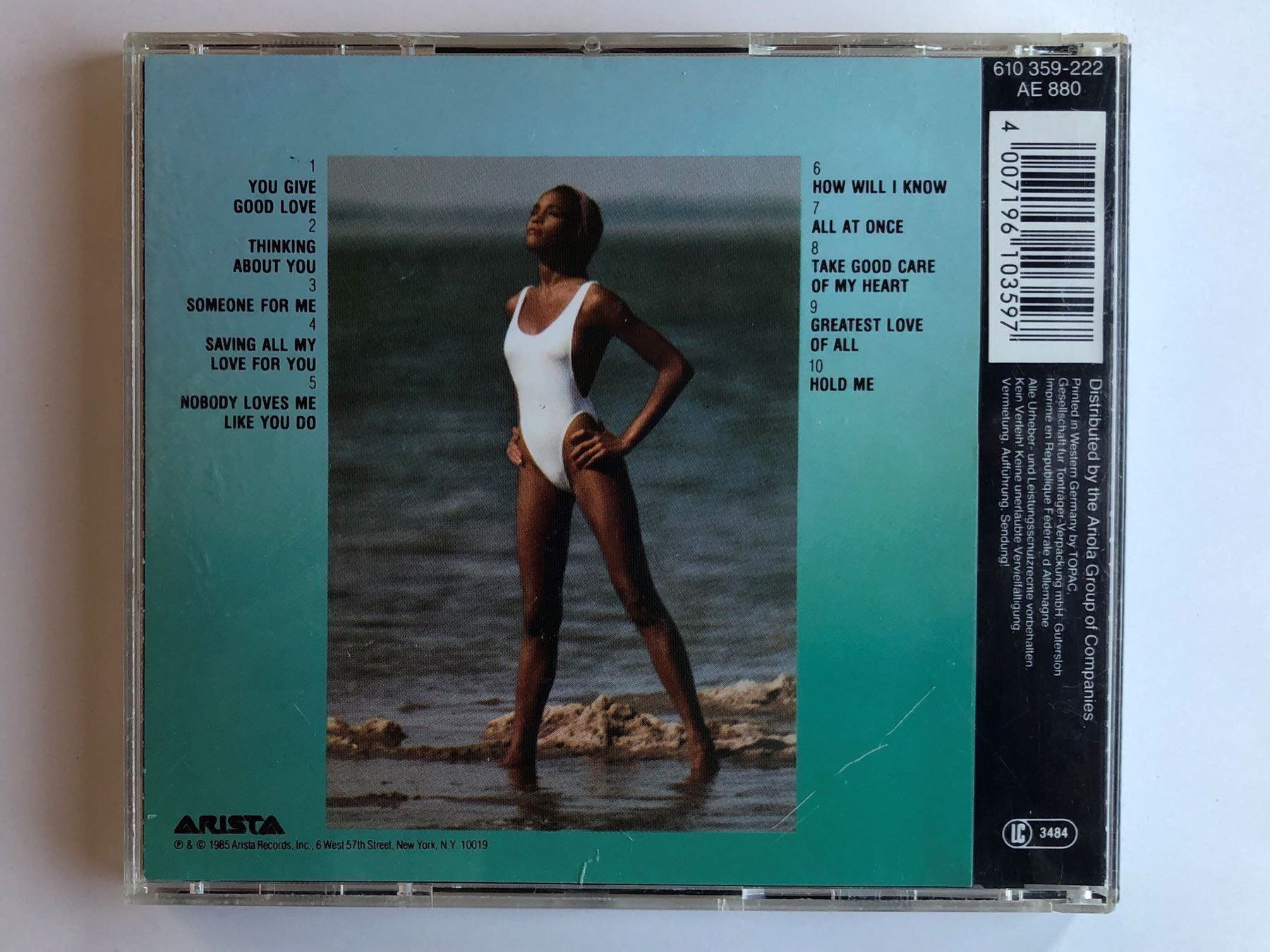CD: Whitney Houston CD - Album 1985 – Usato da Oberried Brienz venduto da Chyara 1