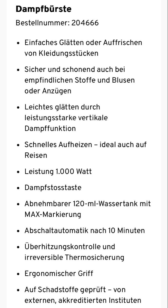 Pulitori a vapore: Tchibo Dampfbürste - nie benutzt – Nuovo (secondo la descrizione) da Zürich venduto da Sunset69 3