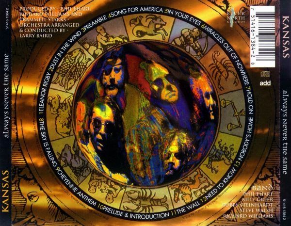CDs: KANSAS - ALWAYS NEVER THE SAME – Gebraucht aus Bottens von hotter-than-hell 1