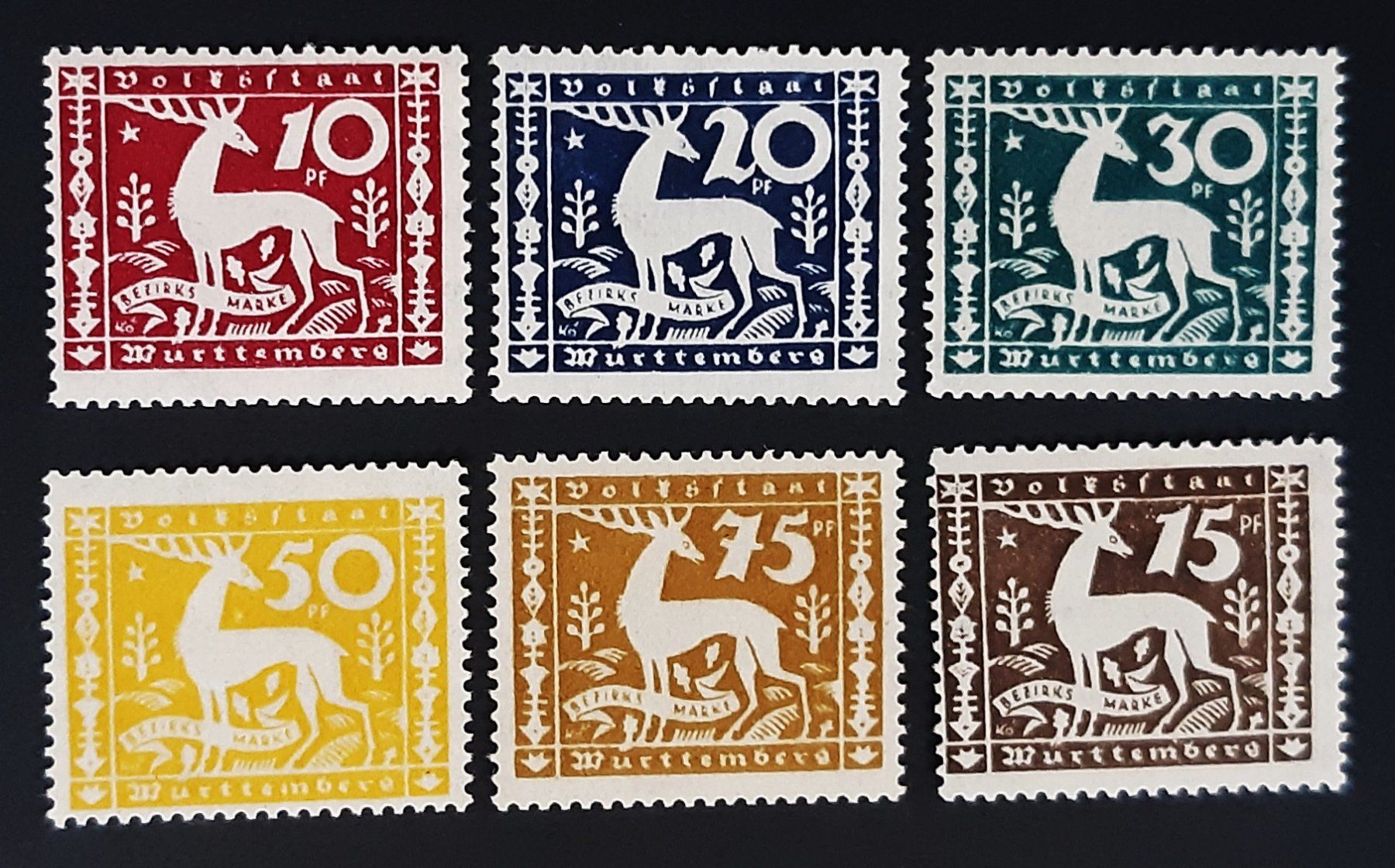 Tutti i francobolli: Württemberg Dienstmarken 1920** – Nuovo (secondo la descrizione) da Ebikon venduto da smartbox