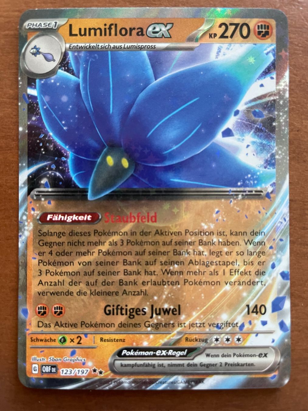 Pokémon Carte collezionabili: Pokemon Lumiflora eX (Versand gratis) – Nuovo (secondo la descrizione) da Chur venduto da Angerson