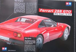Tamiya Ferrari GTO 1:12 Prospektblatt