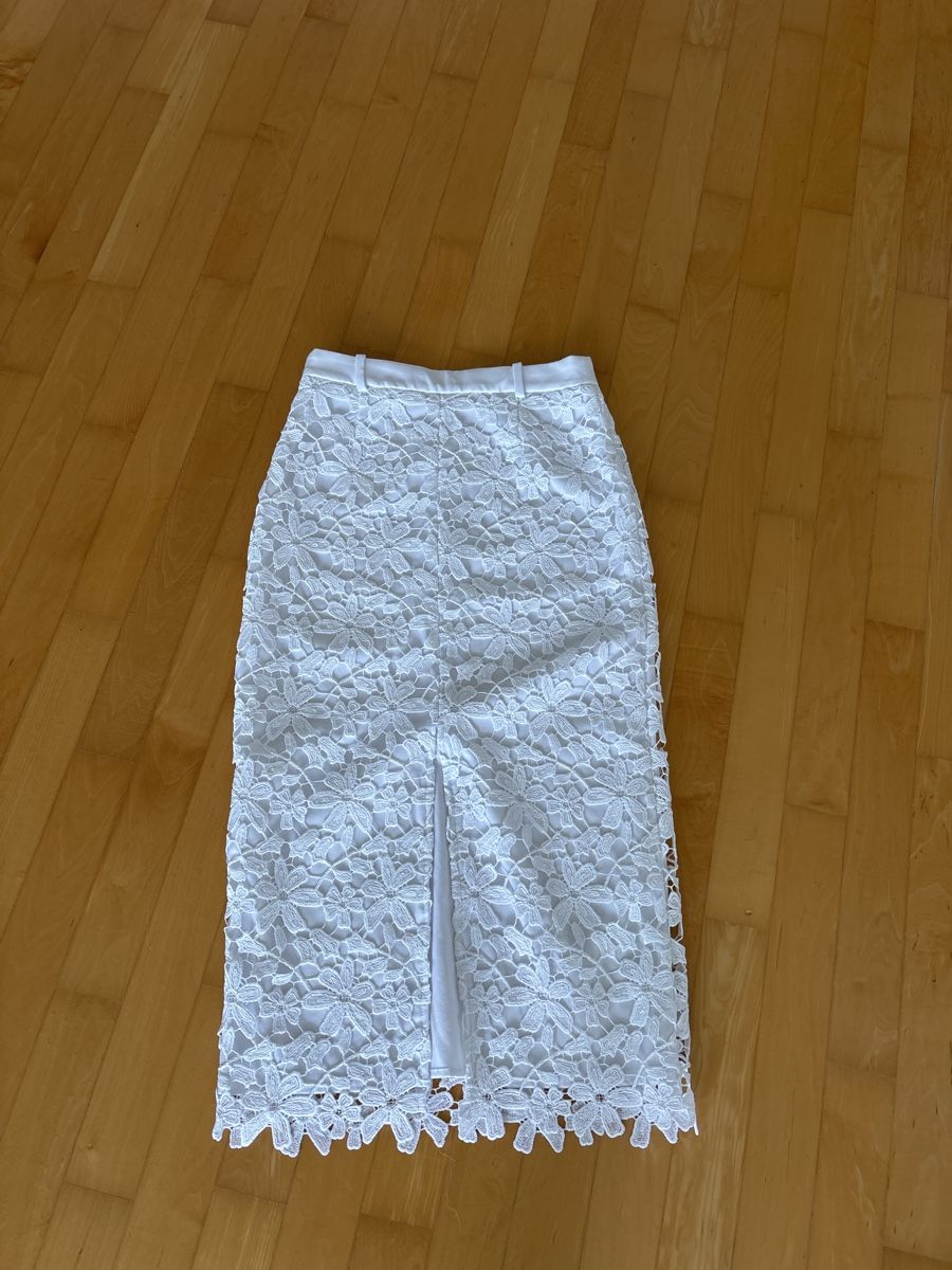 H&M Röcke: Weisser Spitzenrock von H&M, Grösse 36 – Neu (gemäss Beschreibung) aus Embrach von Dmoney 2
