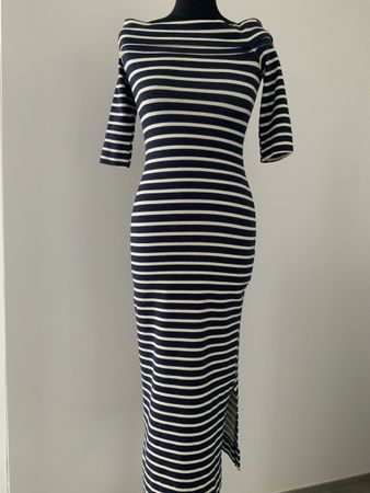 Damen Kleid Pourquoi Pas Paris gestreift Grösse S