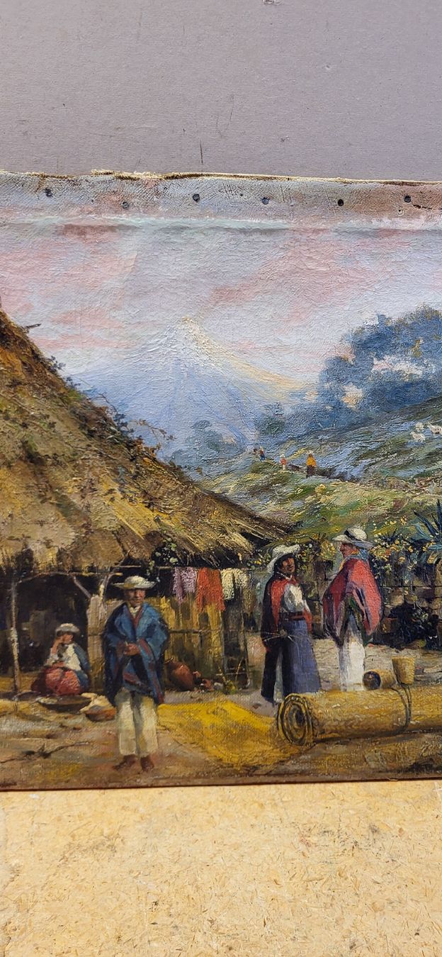 Tableaux: 0el Gemälde Mexico ? – D'occasion à Degersheim par Sonnenbiene55 8