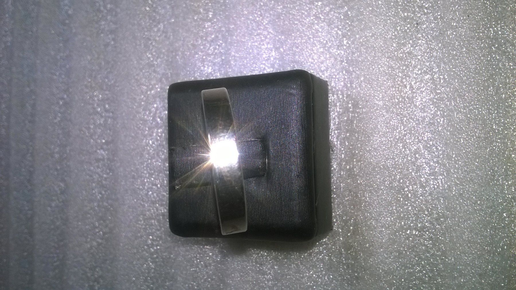 Anelli: ring edelsthal,,silber farbe,,,glanzig,,ohne stein – Nuovo (secondo la descrizione) da Basel venduto da bijoutrie_4 2