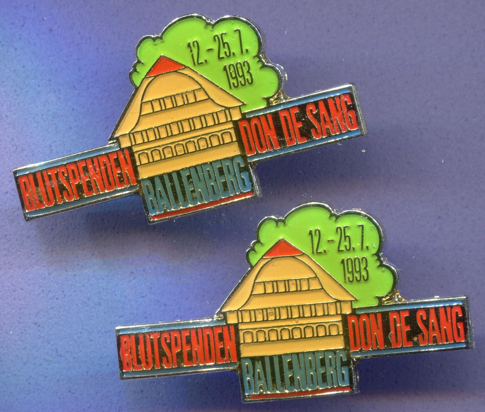 Plaquettes & Badges: BALLENBERG  BLUTSPENDEN  1993 – D'occasion à Winterthur par Sammleroase