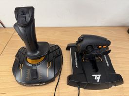 THRUSTMASTER FCS Flight Pack Joystick Set mit Schub und Peda