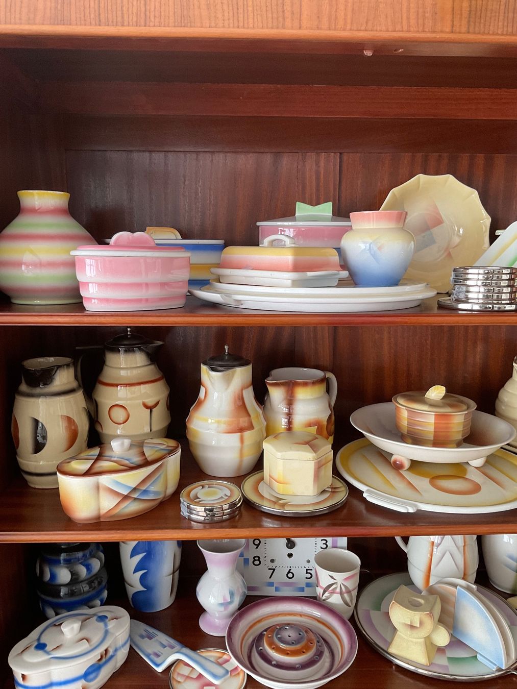 Set di piatti: Spritzdekor Sammlung – Usato da Derendingen venduto da ArtDeco61 2