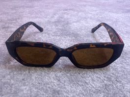 Trendige Sonnenbrille, Schildpattmuster, Sommerlook