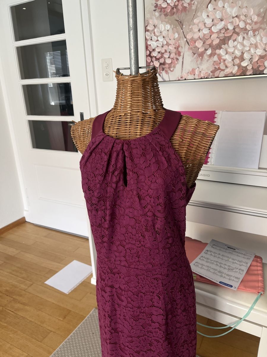 Esprit Vestiti: Spitzenkleid, lila,  Esprit, 34 – Usato da Solothurn venduto da Bobesch08 2