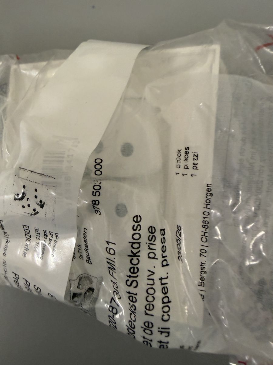 Feller Stecker: 2x 3fach steckdose Neu feller – Neu und originalverpackt aus Zürich von papaplatte 1