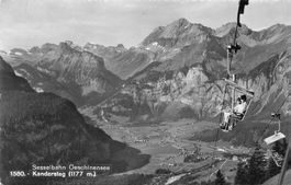 Kandersteg (BE) Sesselbahn Oeschinensee