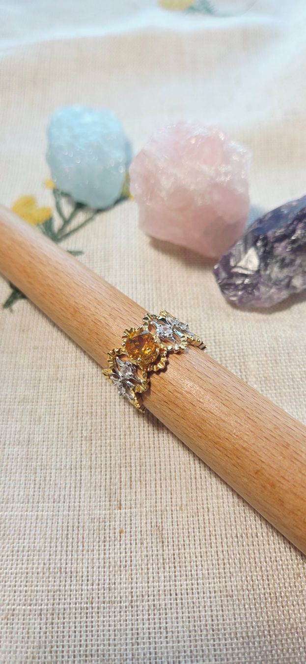 Anelli: NEW - S925 Citrine Ring (Adjustable) – Nuovo (secondo la descrizione) da Zürich venduto da cin_wcf6 2