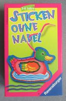 Sticken ohne Nadel - vier verschiedene Tiermotive
