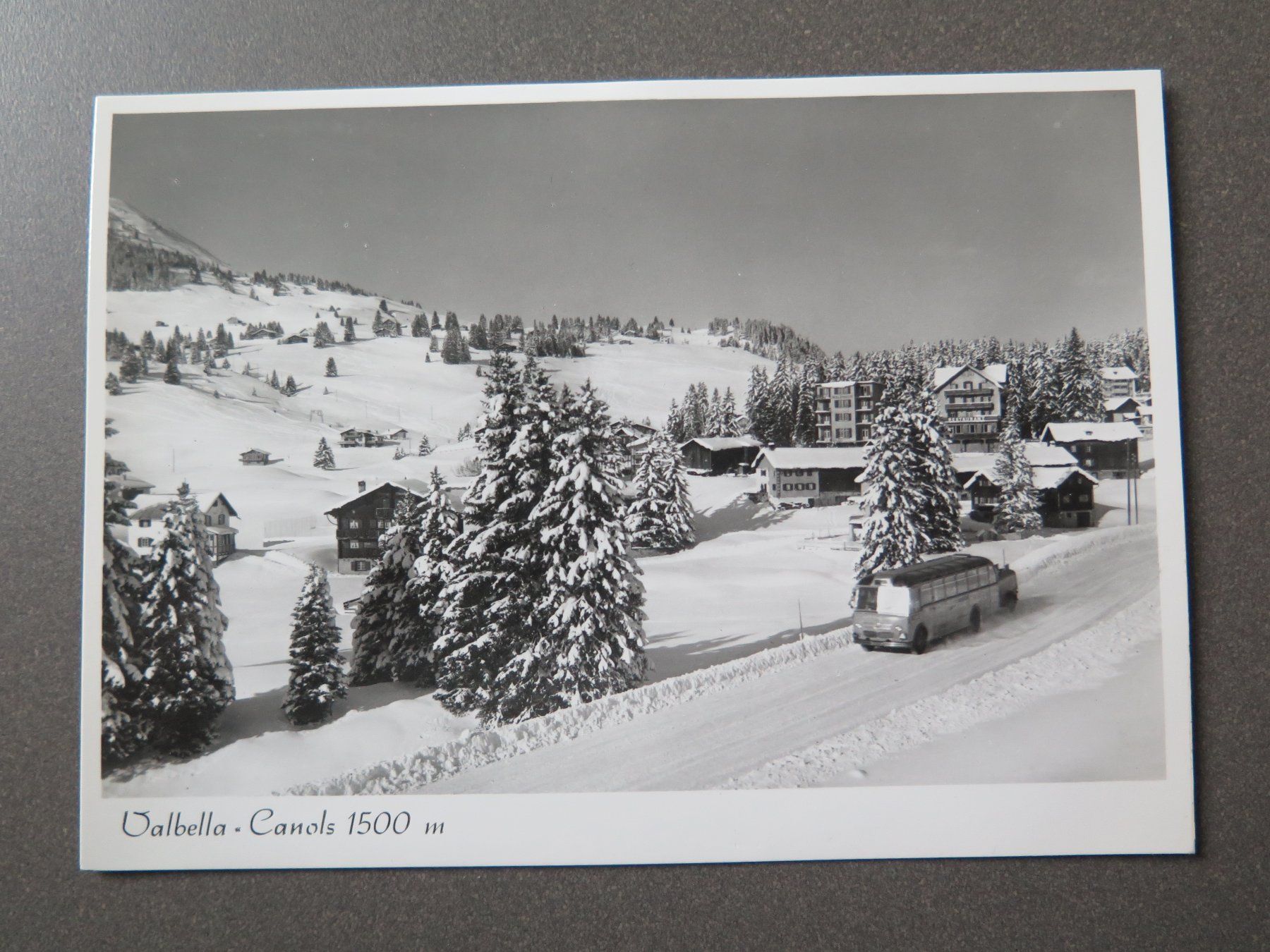 Ansichtskarten: VALBELLA - CANOLS - POSTAUTO – Gebraucht aus Wittenbach von lipasal