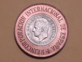 Spanien 5 Pesetas 1975 Reincorporacion Internacional Espana