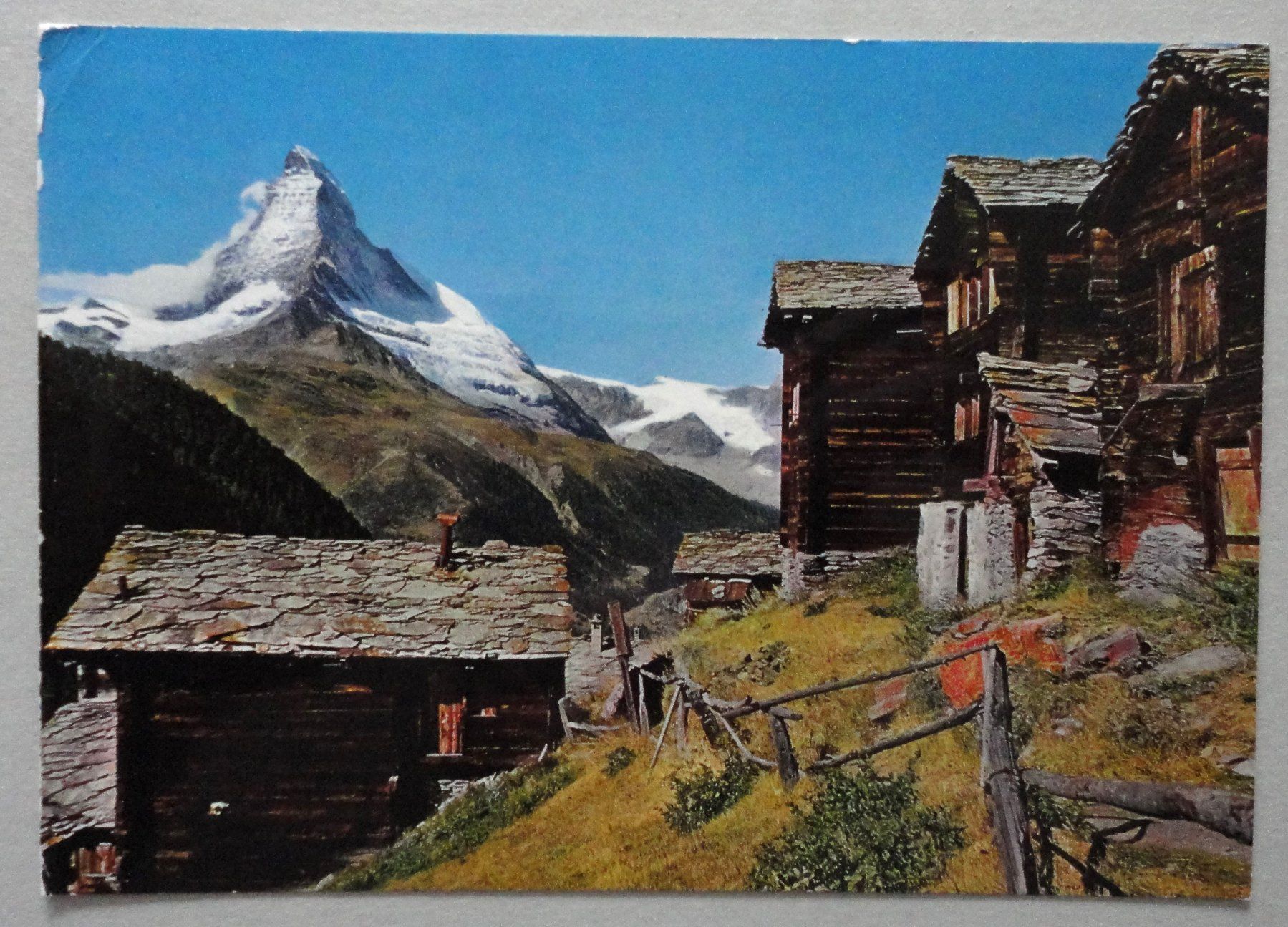 Cartoline postali: Zermatt, Findeln mit Matterhorn – Usato da Fétigny venduto da Billy2miny