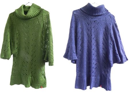Gr. 38 EDC 2x lange Strickpulli grün und blau (auch einzeln)
