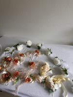 Kunstblumen Autodeko Hochzeit