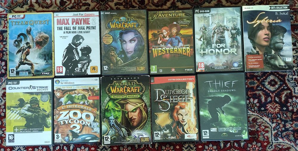 11 jeux PC DVD-CD Rom (Gebraucht) in Grandson für CHF 5 – mit Lieferung ...