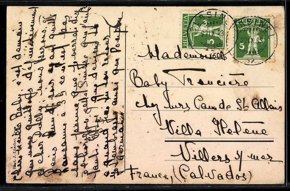 Ansichtskarten: AK Dully, Château de Dully – Gebraucht aus Berlin von bartko-reher 1