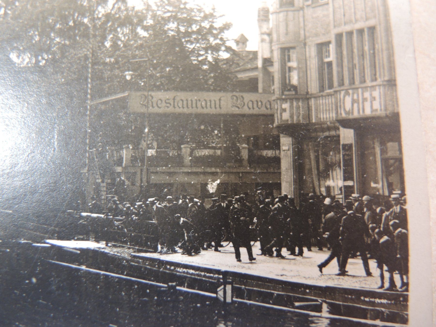Cartoline postali: Rorschach Hochwasser Chabisplatz Rest. Bavaria Ansichtskarte – Usato da Rorschach venduto da maeck8 3