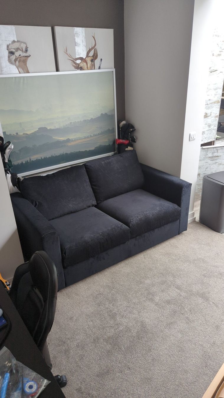 Ikea Divani: Canapé sofa 2 personnes VIMLE bleu foncé – Usato da Thônex venduto da cha_j9hs