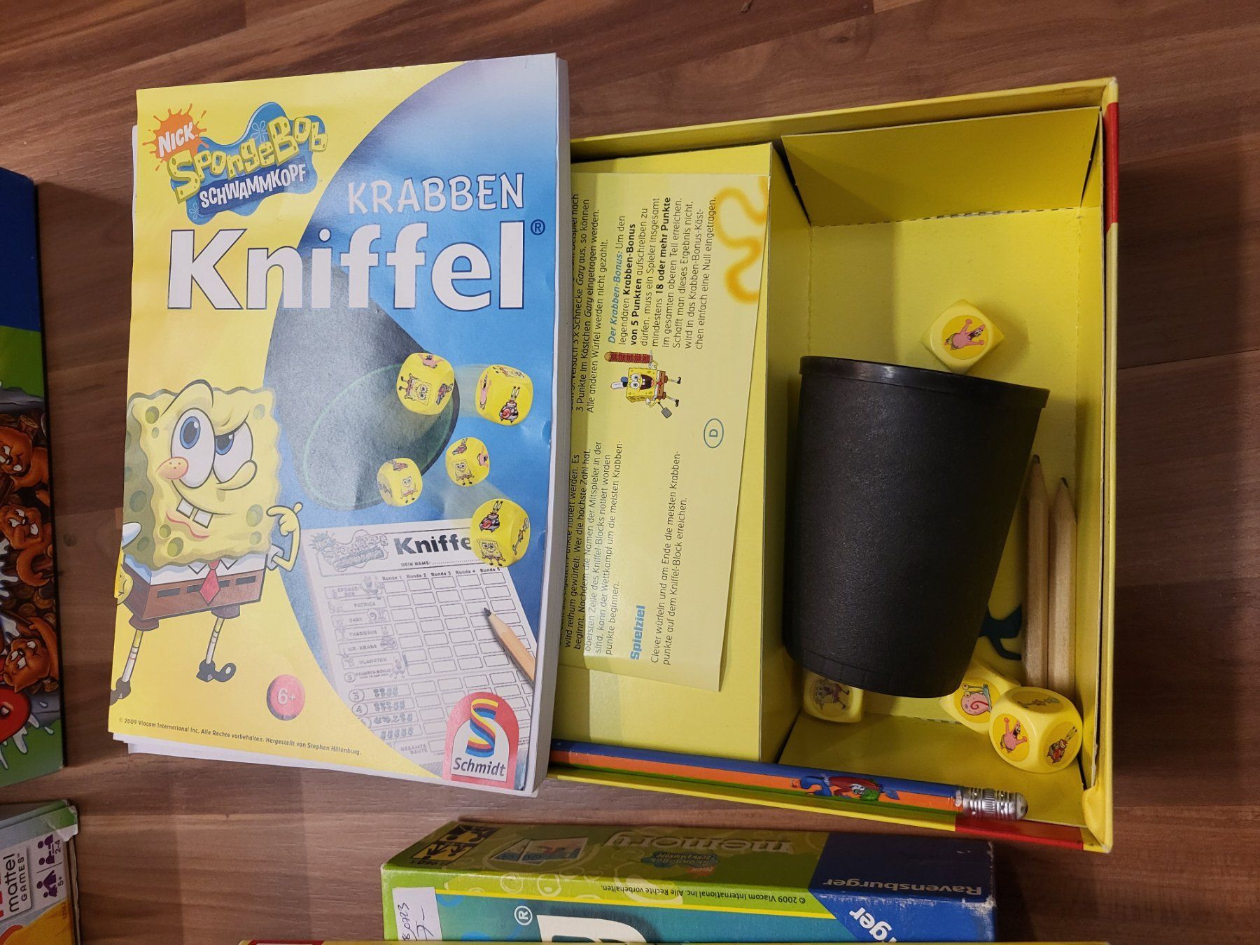 Ravensburger Spiele: Krabbenkniffel(yatzee)  Spongekopf K15 – Gebraucht aus Schwarzenburg von Flamingo07 1