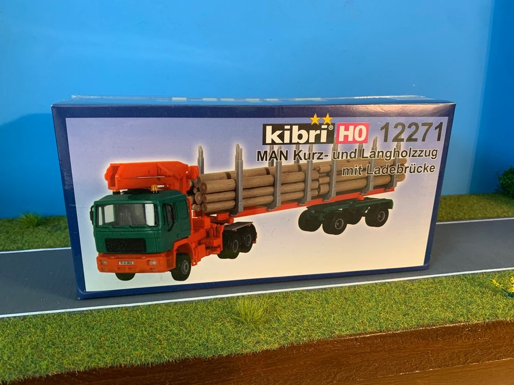 Kibri 18092 – Camion MAN Avec Remorque – Kit ONU – Échelle 1/87 – Rare – Allemagne