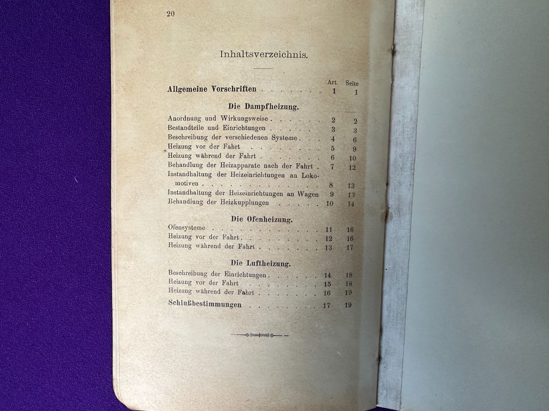 Documents: SBB, Uraltes SBB-Reglement (1904) – D'occasion à Zürich par Linthi1 9