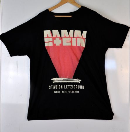 T-Shirt Rammstein Konzert Letzigrund 2022 XL Ungetragen