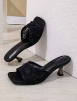 Sandales noires à talon