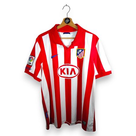 Original 2009-10 Atletico Madrid Home Trikot