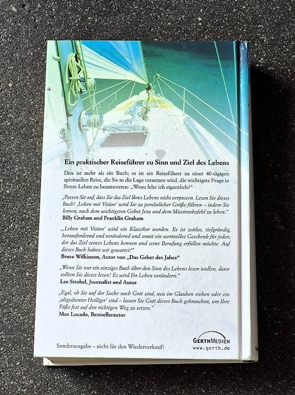 Bücher: Leben mit Vision - Rick Warren – Gebraucht aus St. Gallen von Amelie_73 1