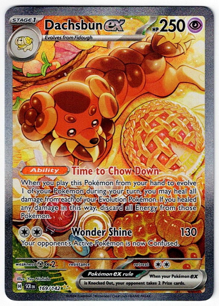 Pokémon Carte collezionabili: Pokemon / Dachsbun ex / Stellar Crown / Illustration – Nuovo (secondo la descrizione) da Langenthal venduto da tcg-longvalley