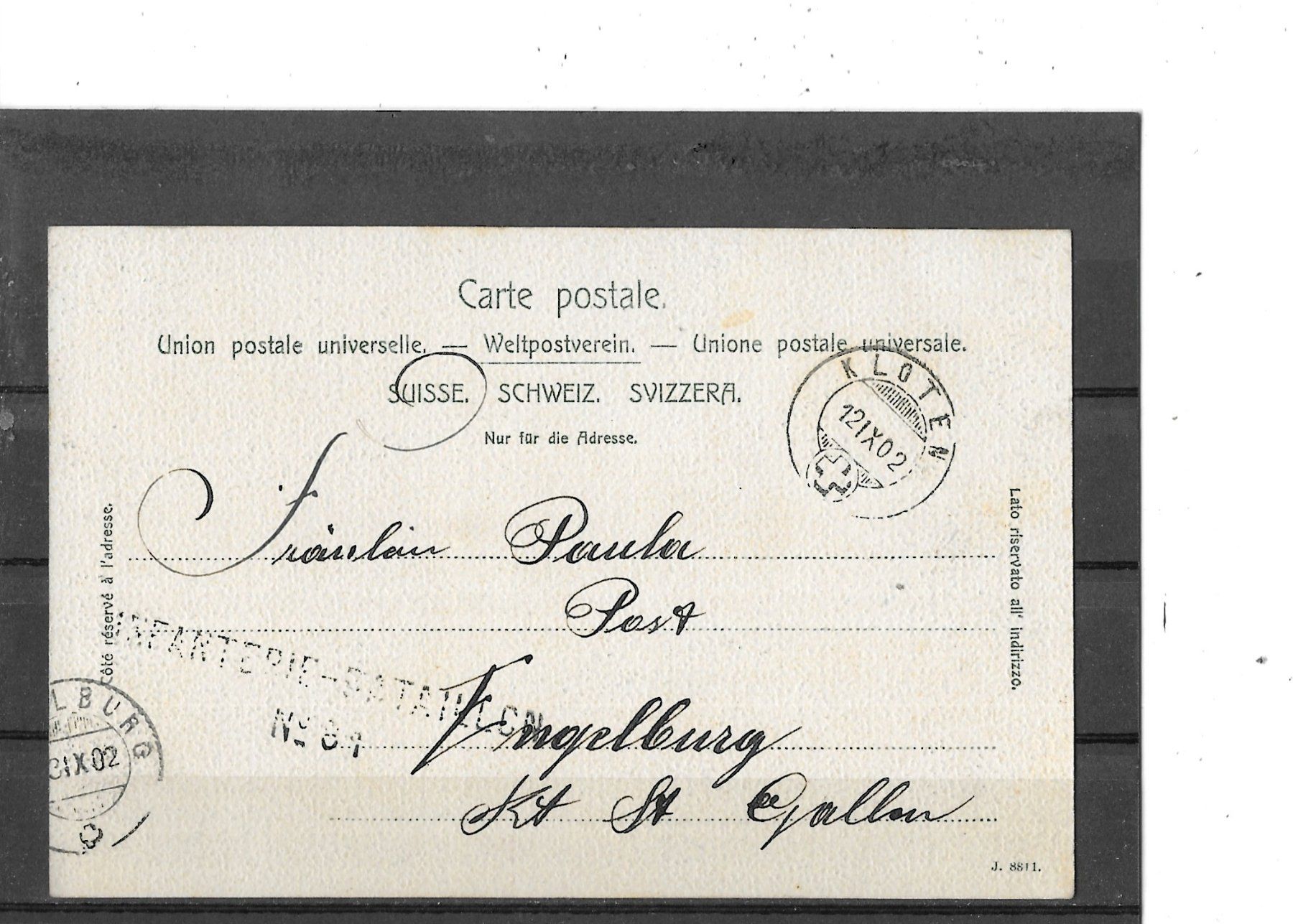 Cartoline postali: AR Gruss aus Herisau 1902 – Usato da Schocherswil venduto da Wilare 1