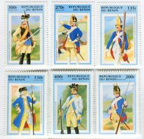 Briefmarken "Uniform". Benin.
