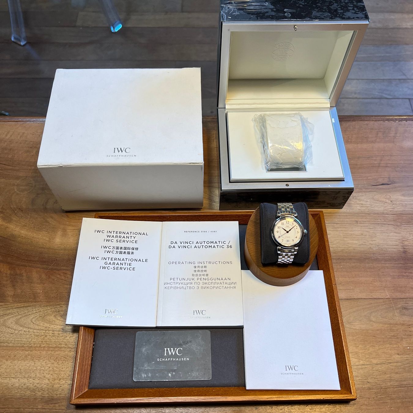 IWC Orologi: FLASH SALE IWC Da Vinci Automatic 36 Full Set IW458307 – Usato da Carouge GE venduto da Watchaser 9