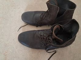 Camel Active – Lederboots braun, Gr. 44, mit Reissverschluss