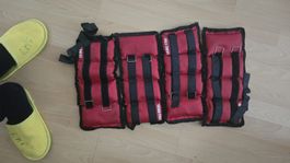 4x Gewichtsmanschetten je 1.5 kg – Arme & Beine