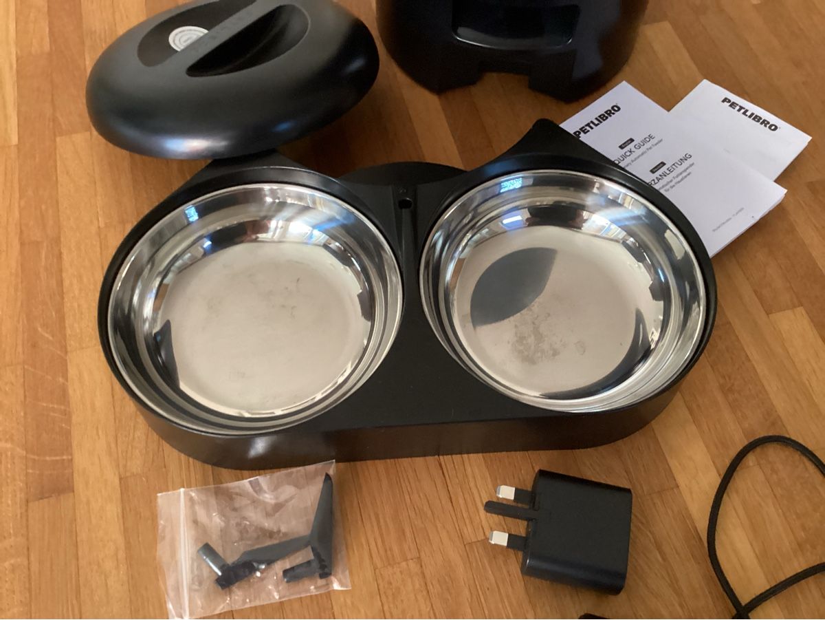 Futter: PETLIBRO Granary Automatic Feeder Dual Bowl Schwarz – Gebraucht aus Kirchberg BE von Sora3416 3