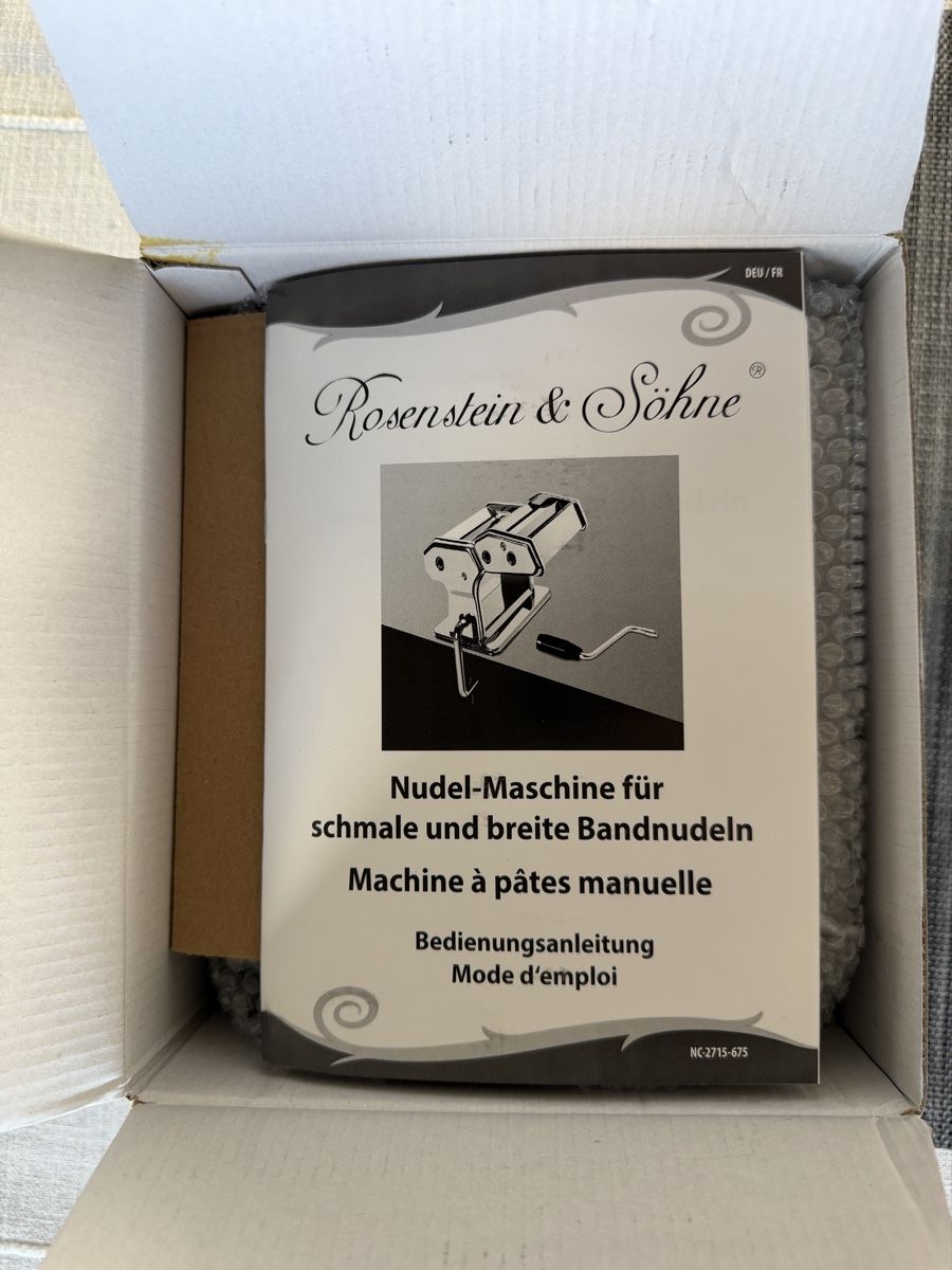 Elettrodomestici da cucina: Rosenstein & Söhne Nudel-Maschine  – Nuovo (secondo la descrizione) da Buchs venduto da Raven_83