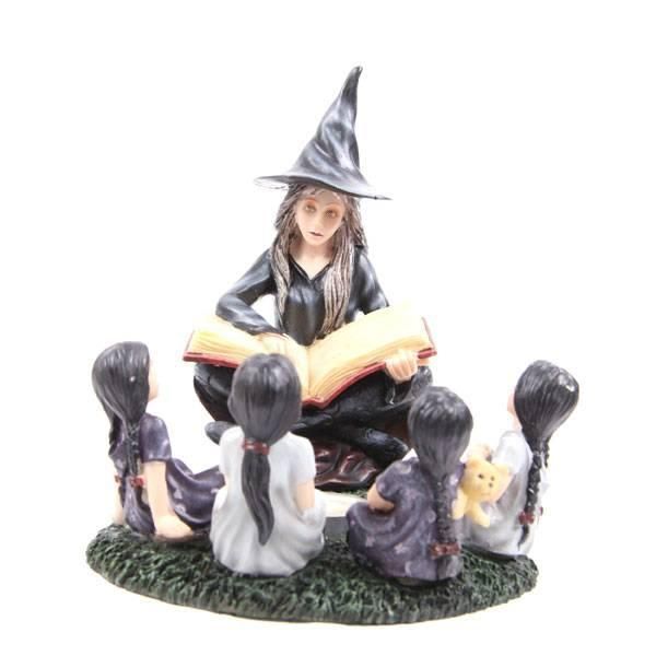 Kerzenständer: Teelichthalter - HEXE LIEST ZU KINDERN – Neu (gemäss Beschreibung) aus Rupperswil von big-one-sale