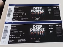 2 Deep Purple Tickets Zürich Hallenstadion neu