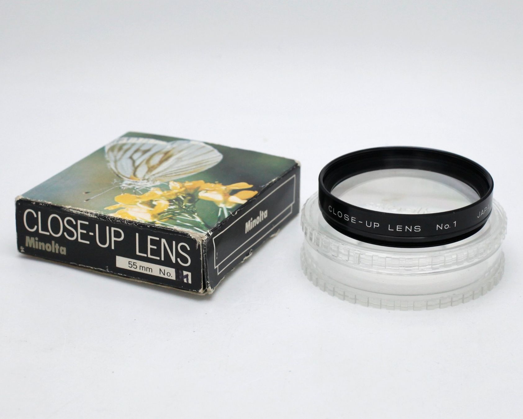 Minolta Obiettivi: Minolta Achromat Makro-Linse No.1 oder Nr.2 mit 55mm Gewinde – Usato da Birsfelden venduto da Foti-Virus