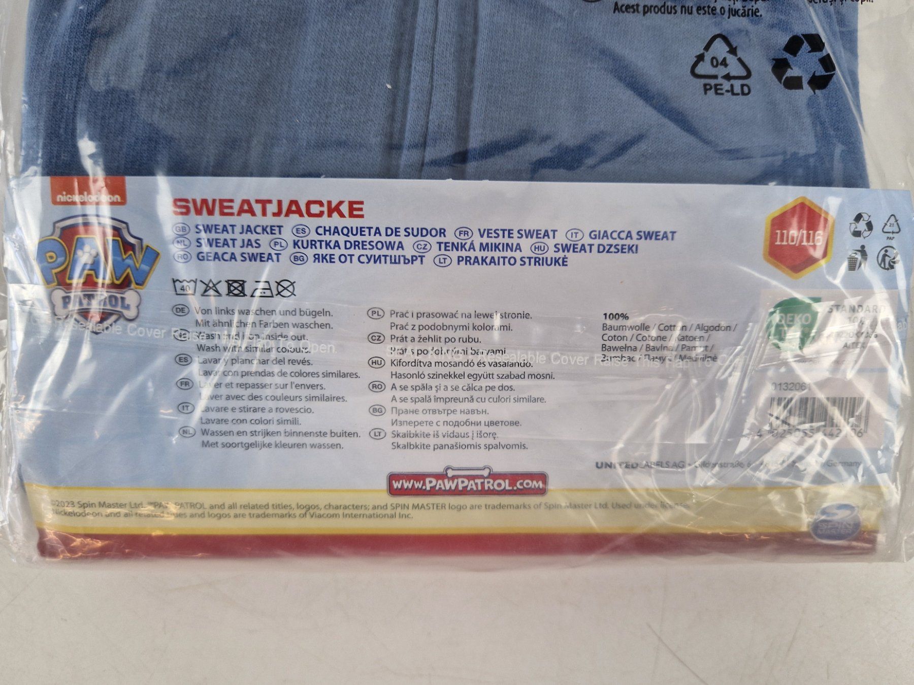 Giacche & Cappotti: Sweatjacke Grösse 110/116 Paw Patrol – Nuovo (secondo la descrizione) da Muhen venduto da Restwert_Muhen 3