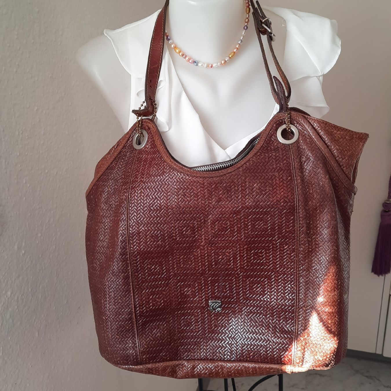 Navyboot Borse da donna: **Schicke Navyboot Ledertasche, Vintage. – Usato da Hinwil venduto da Wuschi40