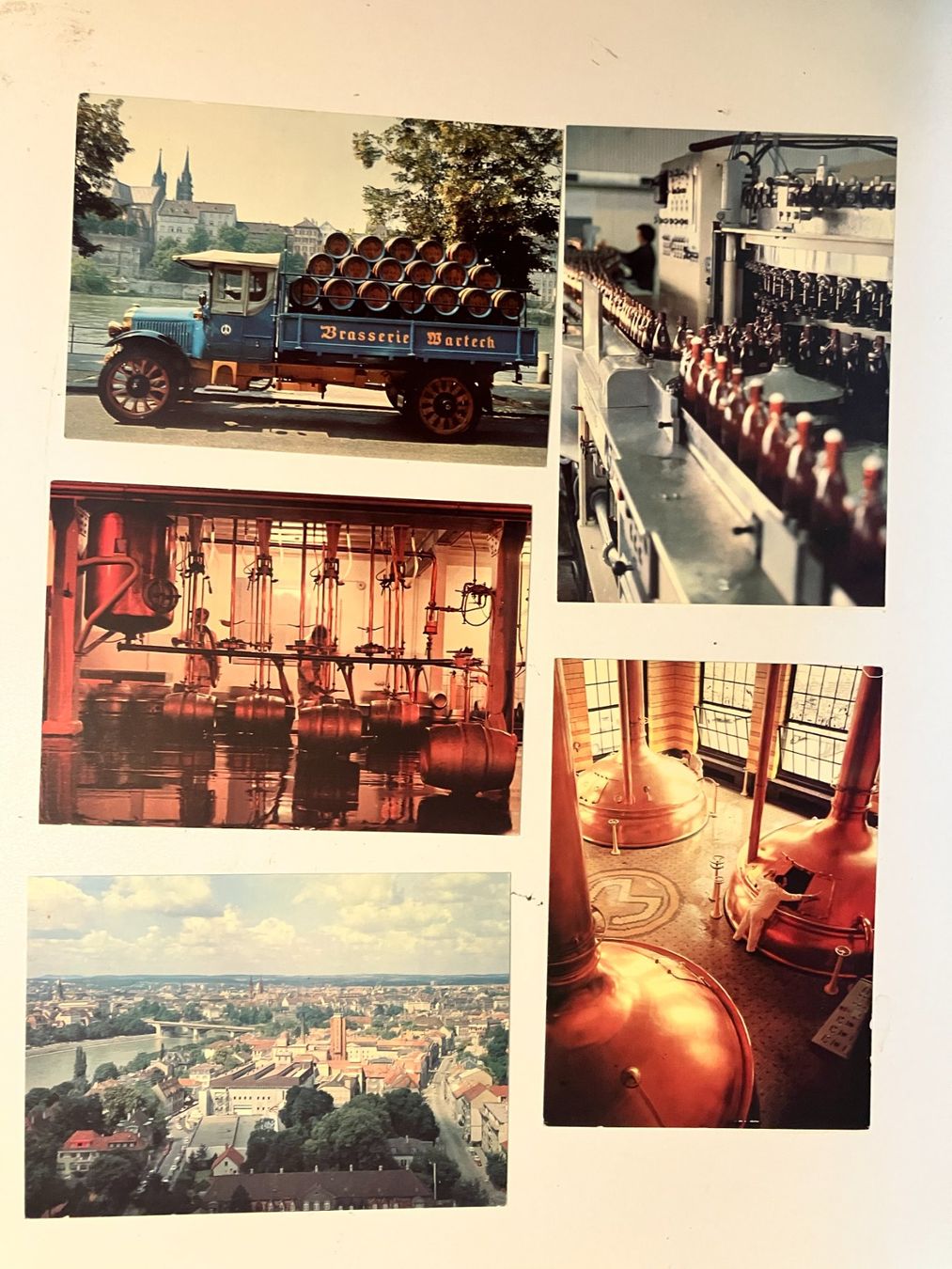 Cartoline postali: 5 Postkarten Warteck Bier Basel – Usato da Basel venduto da djwwpp